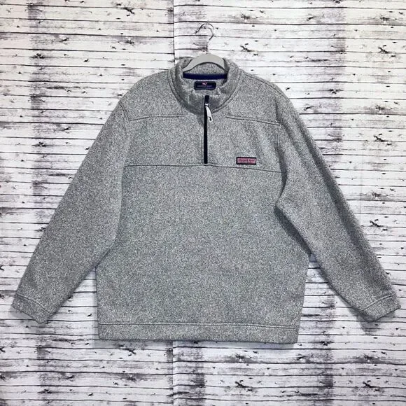Vineyard Vines Classic Sweater Fleece Shep Shirt - Picture 7 of 11